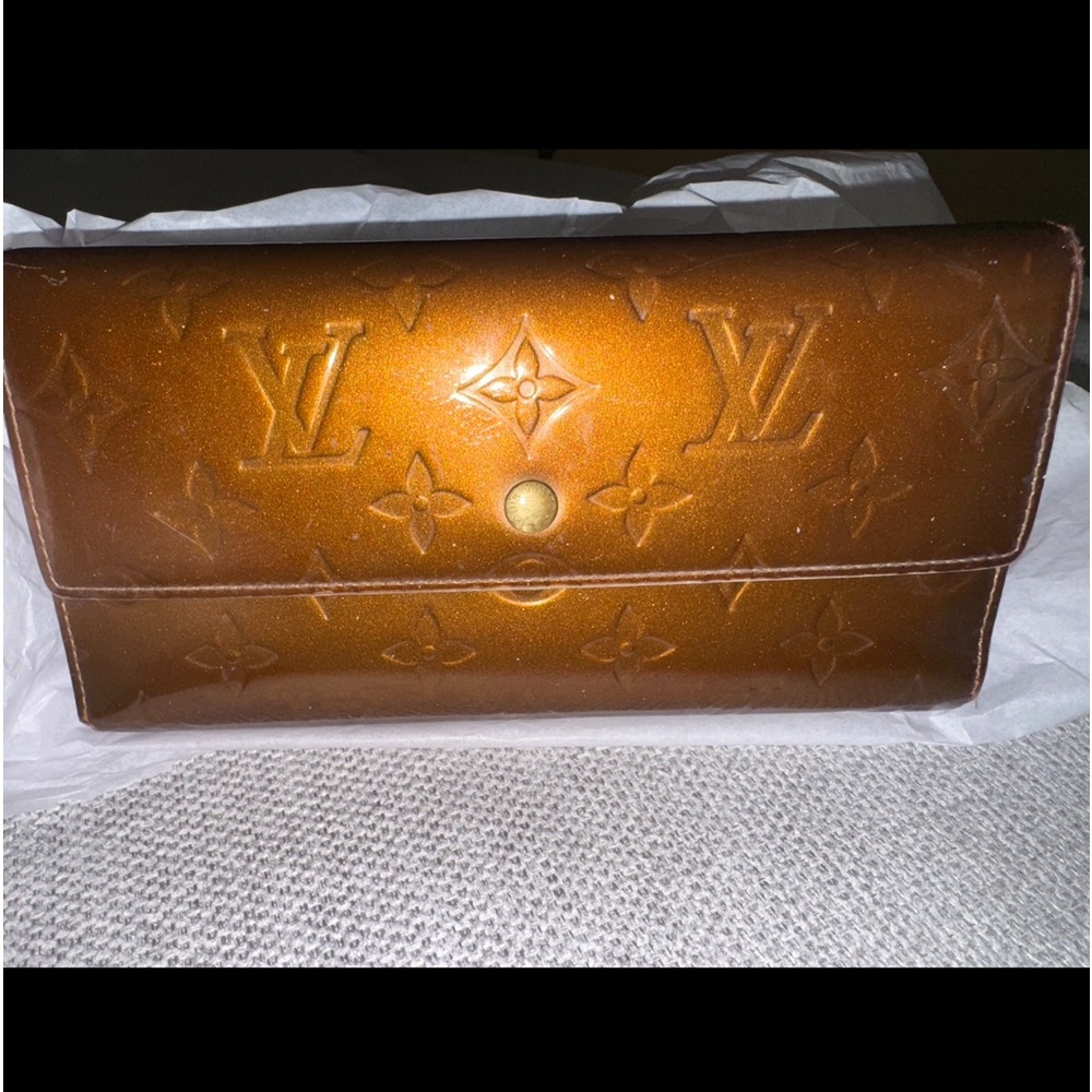 💯Authentic Louis Vuitton Vernis Monogram Wallet